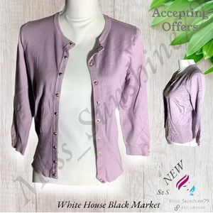 White House Black Market Lavender Sweater